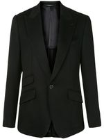 Dolce & Gabbana blazer droit texturé - Noir