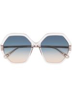 Chloé Eyewear lunettes de soleil à monture géométrique - Tons neutres