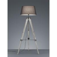 Reality Vloerlamp Tripod - Hout - Grijs
