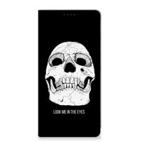 Mobiel BookCase Samsung Galaxy A35 Skull Eyes