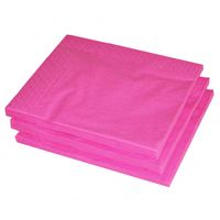 BBQ servetten fuchsia roze kleur 50 stuks - thumbnail