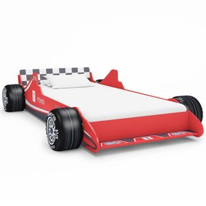 Kinderbed raceauto 90x200 cm rood