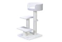 Beeztees Krabmeubel Serpa Figo, krabpaal, wit, 50x50x92 cm