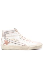 Golden Goose baskets montantes Slide - Blanc