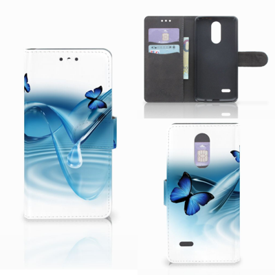 LG K4 (2017) Telefoonhoesje met Pasjes Vlinders LG K4 (2017) Telefoonhoesje met Pasjes Vlinders
