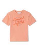 Bonpoint T-shirt met logoprint - Oranje