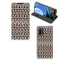 Xiaomi Poco M3 | Redmi 9T Hoesje met Magneet Aztec Brown