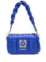 Love Moschino sac porté épaule matelassé à fermeture zippée - Bleu