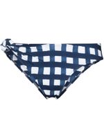 Jacquemus bas de bikini à carreaux vichy - Bleu - thumbnail