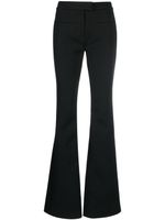 Courrèges pantalon évasé à taille haute - Noir - thumbnail