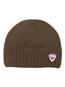 Rossignol bonnet en laine à patch logo - Vert