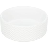 Voederstation van keramiek, 0,4 l/Ø 13 cm, wit