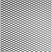 Race Sport racegaas ruitvormige maas 100 x 33 cm aluminium zwart