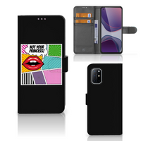 OnePlus 8T Wallet Case met Pasjes Popart Princess