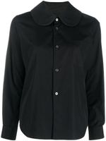 Comme Des Garçons Pre-Owned chemise à col claudine (années 2000) - Noir