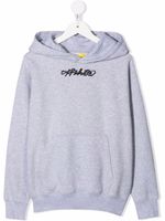 Off-White Kids hoodie à imprimé Peace - Gris