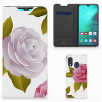 Samsung Galaxy A40 Smart Cover Roses