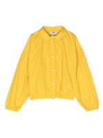 MSGM Kids chemise à épaules tombantes - Jaune - thumbnail