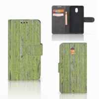 Nokia 3 Book Style Case Green Wood
