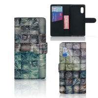 Wallet Case met Pasjes Samsung Xcover Pro Spijkerbroeken