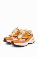 Runner sneakers suède patch - MATERIAL FINISHES - 38