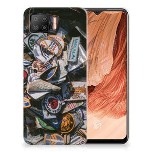 OPPO A73 4G Siliconen Hoesje met foto Badges