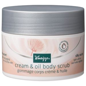 Silky secret cream & oil body scrub zijdeboombloem