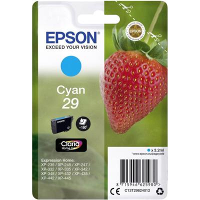 Epson Strawberry Singlepack Cyan 29 Claria Home Ink Epson Strawberry Singlepack Cyan 29 Claria Home Ink