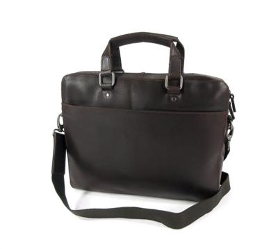 Stijlvolle DAKOTA 1 vaks laptoptas schoudertas bruin
