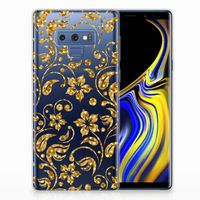 Samsung Galaxy Note 9 TPU Case Gouden Bloemen