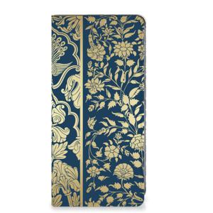 Samsung Galaxy S24 Plus Smart Cover Beige Flowers