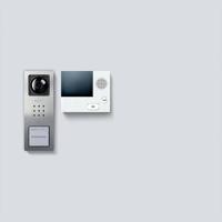 Siedle SET CVB 850-1 E/W Video-deurintercom Kabelgebonden Zilver, Wit - thumbnail