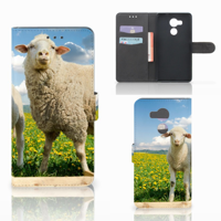 Huawei Mate 8 Telefoonhoesje met Pasjes Schaap en Lammetje