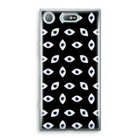 Eyes pattern: Sony Xperia XZ1 Compact Transparant Hoesje