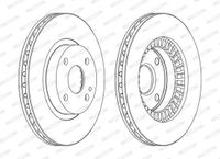 Remschijf DDF1105C - thumbnail