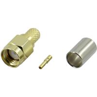 TRU COMPONENTS SMA-JC-RG58-2 1372238 SMA-Reverse-connector Bus, recht 50 Ω 1 stuk(s) - thumbnail