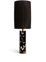 Fornasetti abat-jour cylindrique à design plissé - Noir