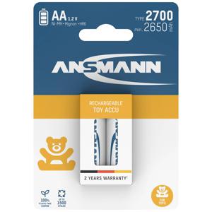 Ansmann 1312-0037 Oplaadbare AA batterij (penlite) NiMH 2650 mAh 1.2 V 2 stuk(s)