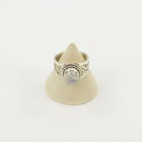 Zilveren Ring met Maansteen Maat 17 - Model 1 (Sterling Zilver 925)