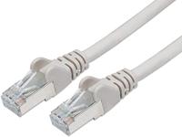 Intellinet Netwerk Patchkabel, Cat5e, 0,25 m, CCA, U/UTP, PVC, Vergulde Contacten, Snagless Cat6, S/FTP, Koper, LSOH 1 m Grijs