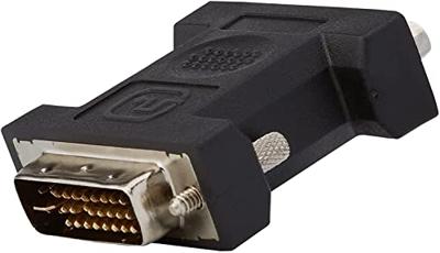 PremiumCord DVI-naar-VGA-adapter, DVI-I-stekker (24+5) - VGA-aansluiting (15-polig), vernikkeld, kleur zwart, kpdva-1