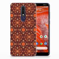 Nokia 3.1 Plus TPU bumper Batik Brown