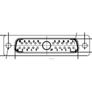 Molex 1727040021 D-sub connector Aantal polen: 21 Soldeerkelk 1 stuk(s) Box