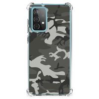 Samsung Galaxy A52 4G/5G Doorzichtige Silicone Hoesje Army Light - thumbnail