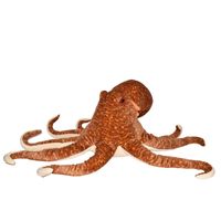 XL bruine octopussen knuffels 76 cm knuffeldieren   - - thumbnail