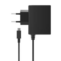 Oniverse AC-adapterkabel, 45 W, USB C, compatibel met Switch, OLED, Lite, PC, Steam Deck, Android, 1,5 m, GaN-technologie, 240 V, adapters ET, UK en US inbegrepen