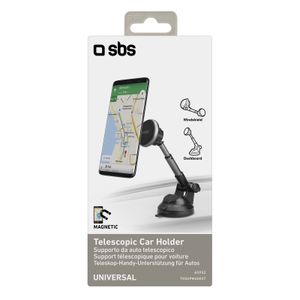 SBS TESUPMAGEXT houder Passieve houder Mobiele telefoon/Smartphone Zwart, Zilver