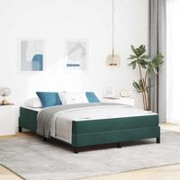 vidaXL Boxspring Bed van Velvet met Schuim Matras - Modieuze en Luxe Slaapoplossing