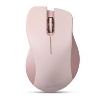 Perixx PERIMICE-621 draadloze muis - Silent Click met Ergo Design - Compatibel voor Desktop en Laptop PC (Roze)