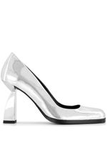 Nodaleto Angel N 90mm leather pumps - Argent